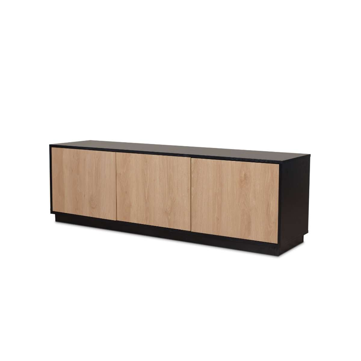 Avoca Entertainment Unit - Natural/Black
