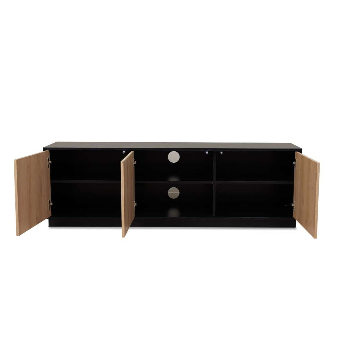 Avoca Entertainment Unit - Natural/Black