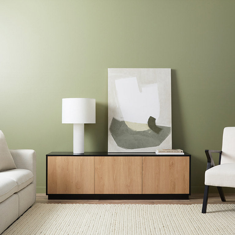 Avoca Entertainment Unit - Natural/Black