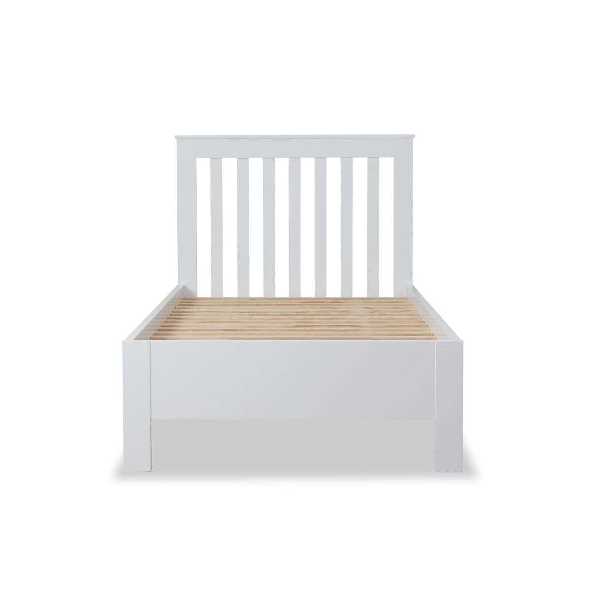 Hamptons Double Bed - White