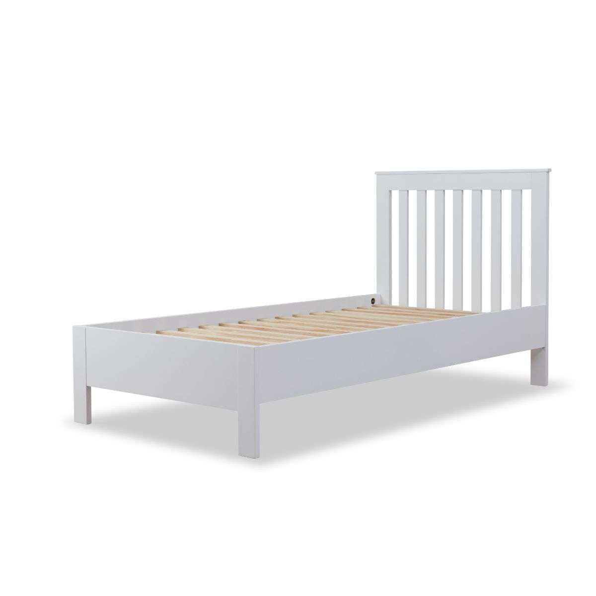 Hamptons King Single Bed - White