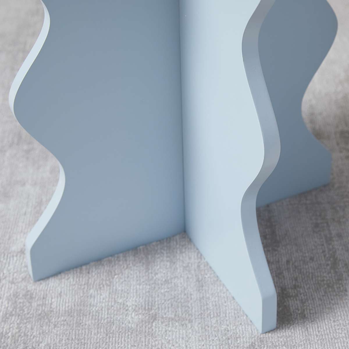 Iris Wavey Side Table - Pale Blue