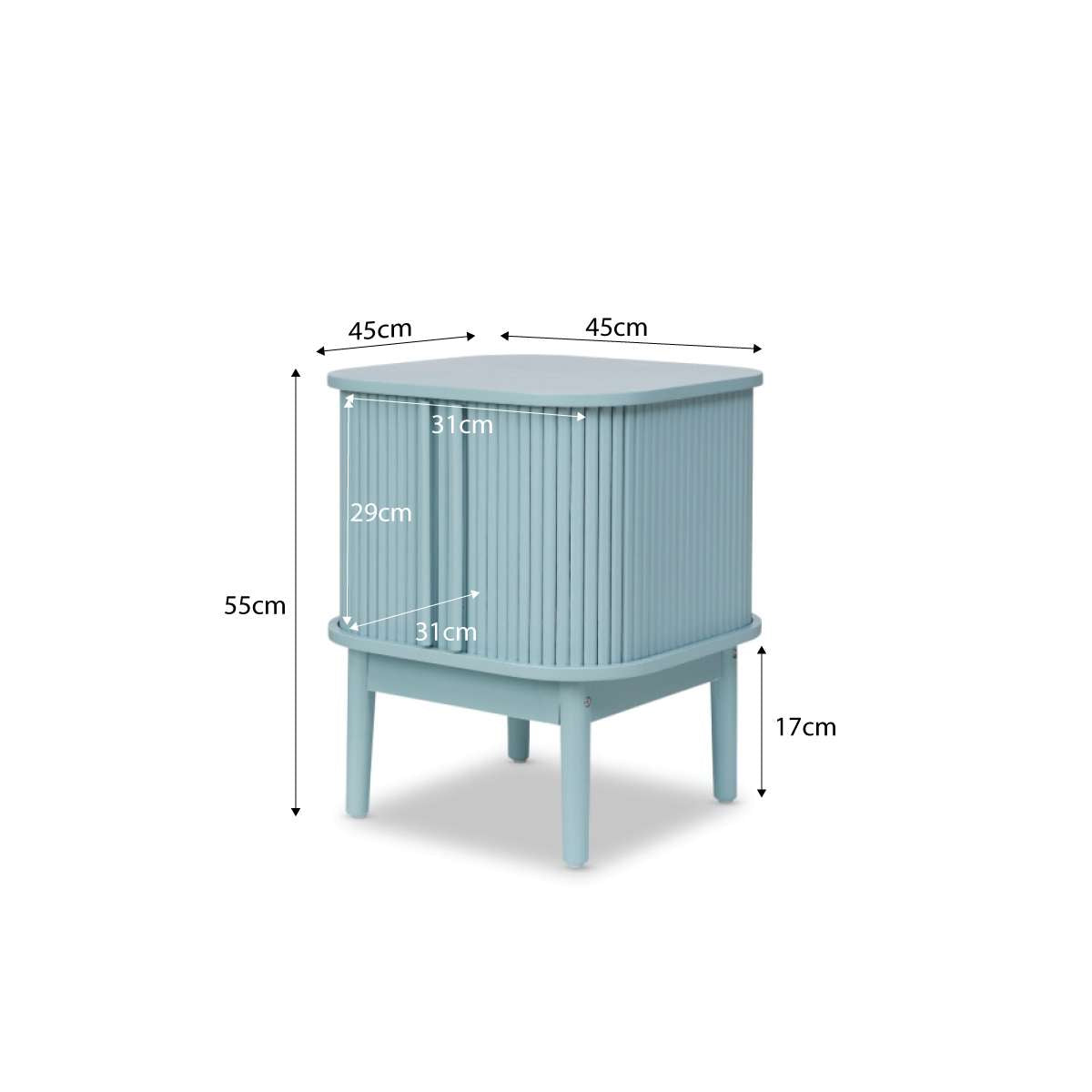 Maeve Bedside Table - Sage