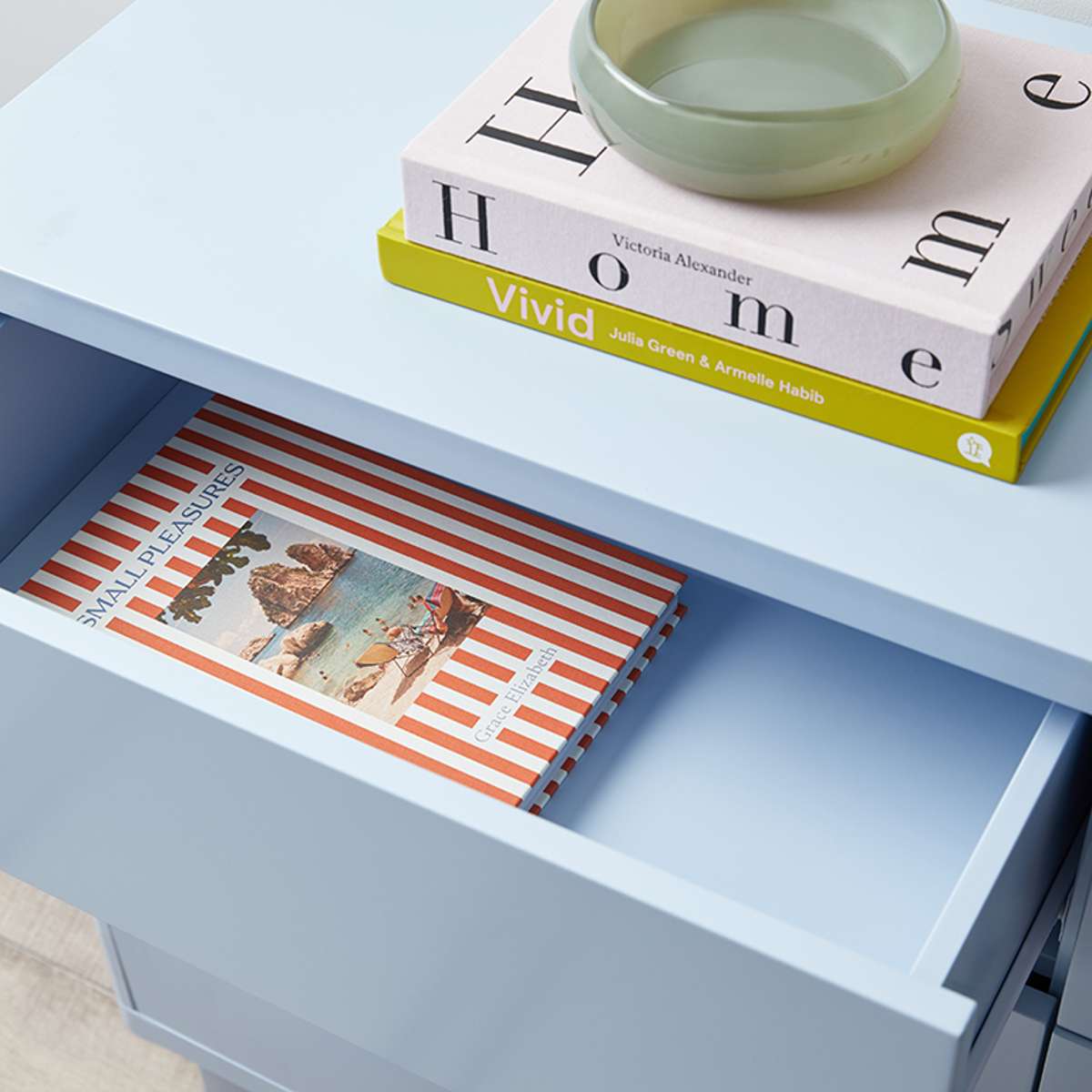 Oslo Six Drawer - Pale Blue