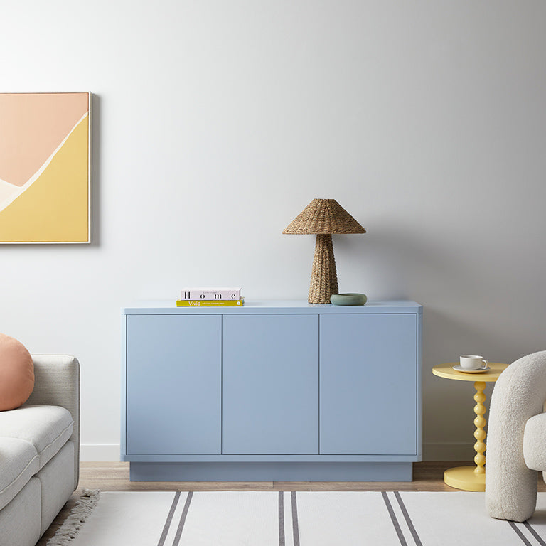 Oslo Three Door Buffet - Pale Blue