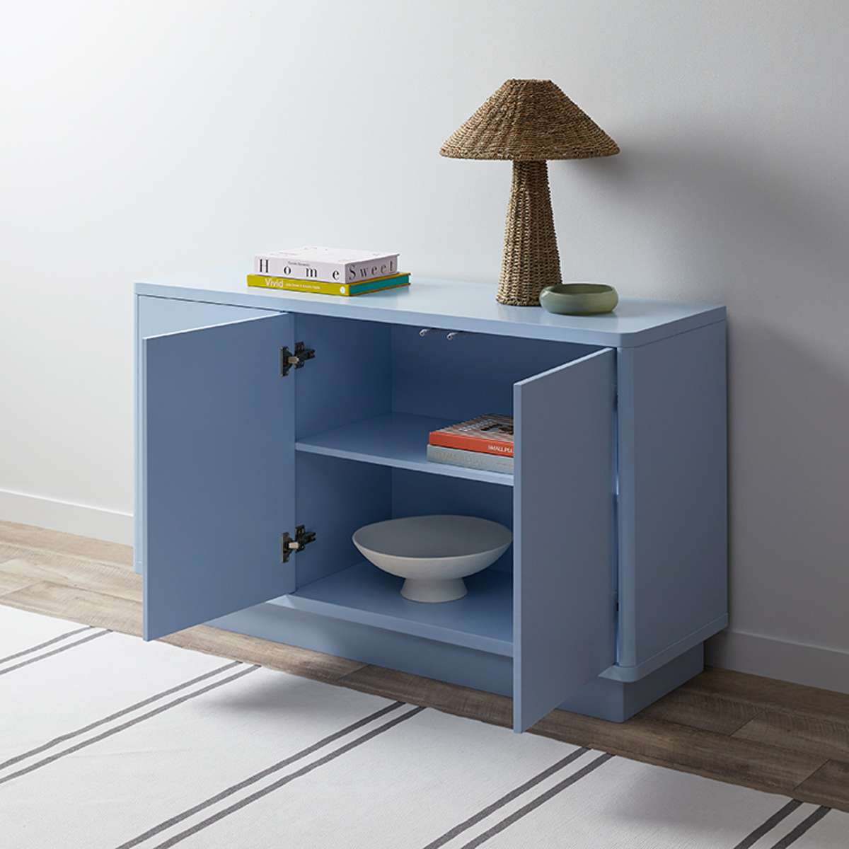 Oslo Three Door Buffet - Pale Blue