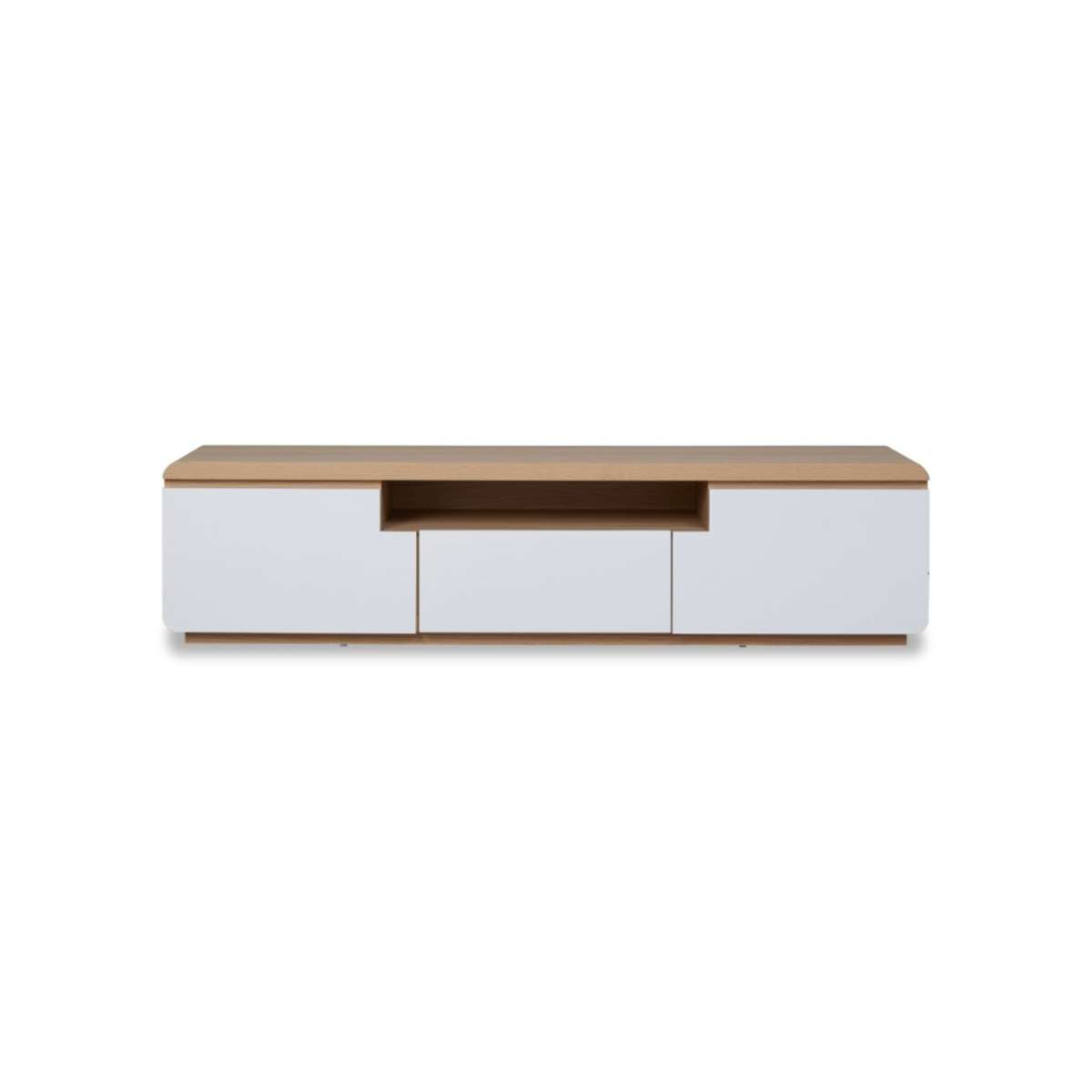 Rhodes Entertainment Unit - White/Natural