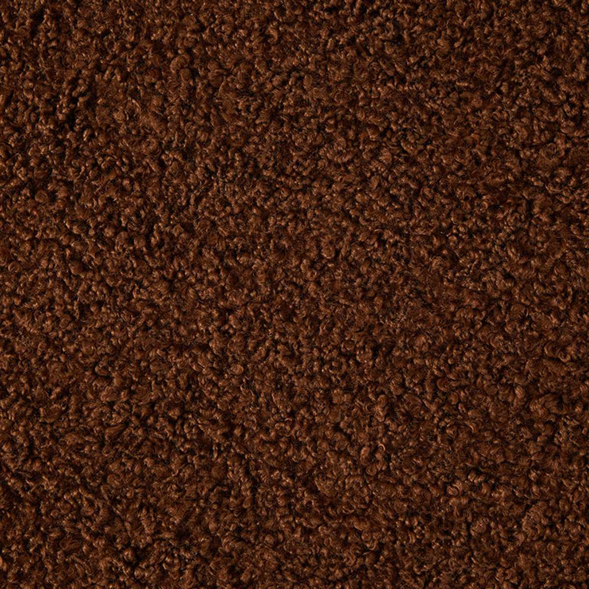 Wren Sherpa Ottoman - Chocolate
