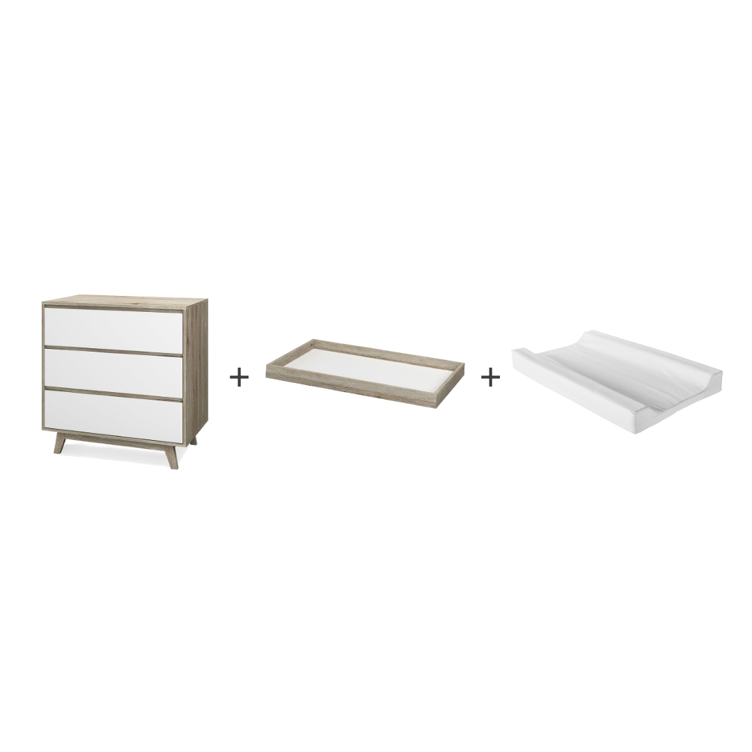 Jesse Three Piece Change Table Set